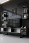 Hanah Home Chrome Line - Antracita, Negro